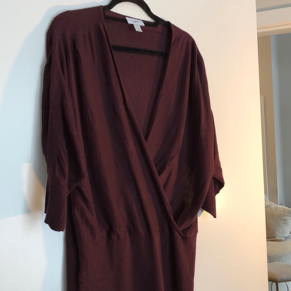 Vneck sweater.